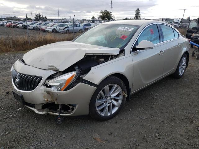 2G4GK5EX9E9209547 - 2014 BUICK REGAL BEIGE photo 2