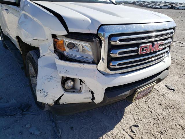 1GTG5BEA6F1234658 - 2015 GMC CANYON SLE WHITE photo 9