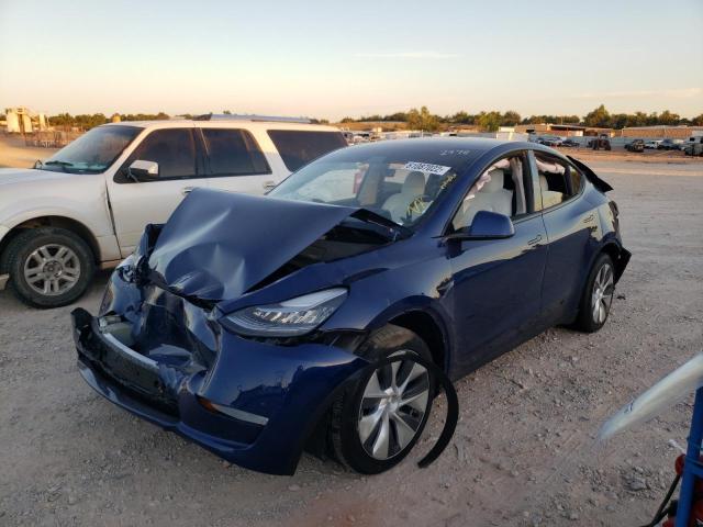 5YJYGDEE0MF212978 - 2021 TESLA MODEL Y أزرق صورة 2