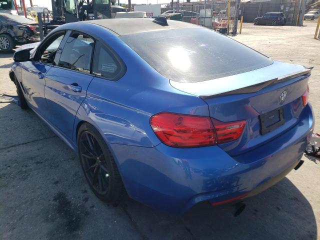 WBA4B1C59GG243250 - 2016 BMW 435 I GRAN BLUE photo 3