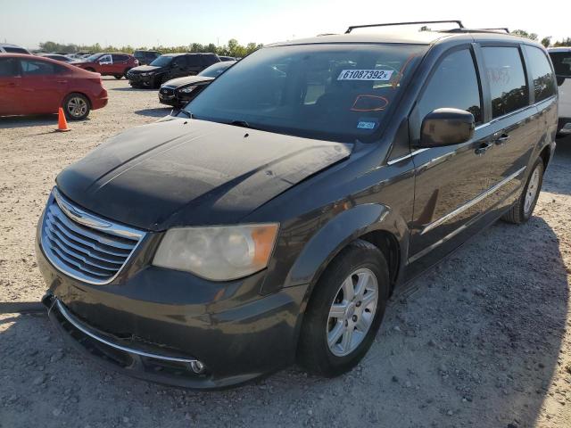 2C4RC1BG7CR287085 - 2012 CHRYSLER TOWN & COU GRAY photo 2