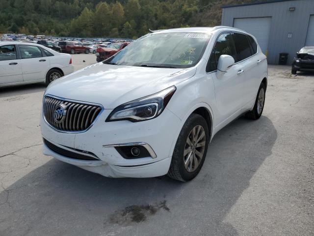 LRBFX2SA9JD084710 - 2018 BUICK ENVISION E WHITE photo 2