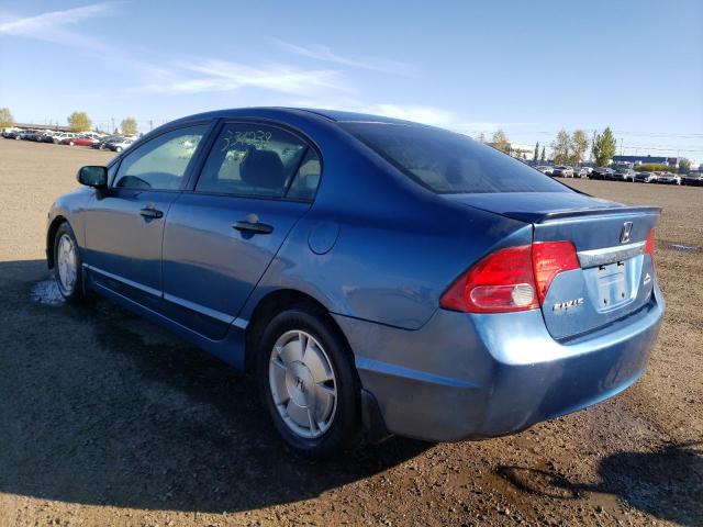 2HGFA16409H108166 - 2009 HONDA CIVIC DX-G BLUE photo 3