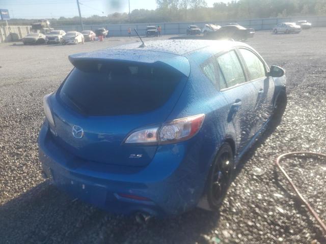 JM1BL1M53C1627091 - 2012 MAZDA 3 S BLUE photo 4