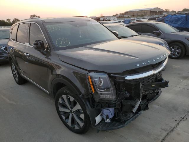 5XYP6DHC6NG248080 - 2022 KIA TELLURIDE CHARCOAL photo 1