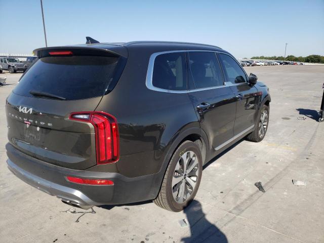 5XYP6DHC6NG248080 - 2022 KIA TELLURIDE CHARCOAL photo 4