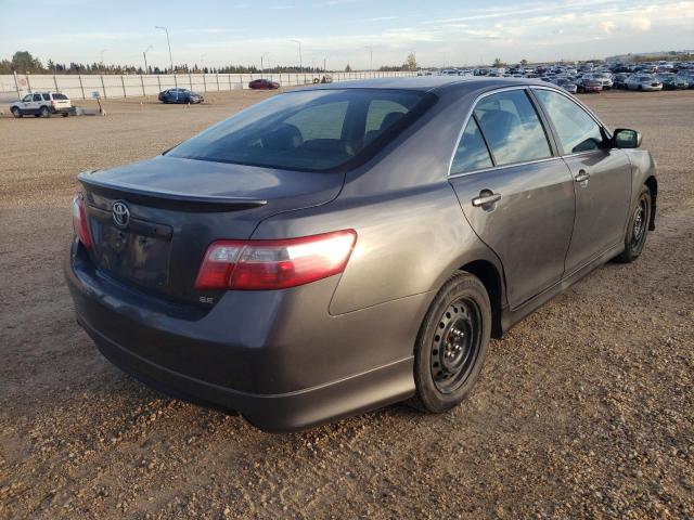 4T1BE46K17U571974 - 2007 TOYOTA CAMRY CE GRAY photo 4