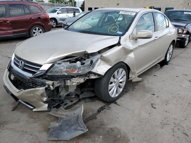 1HGCR2F83DA118184 - 2013 HONDA ACCORD EXL BEIGE photo 2