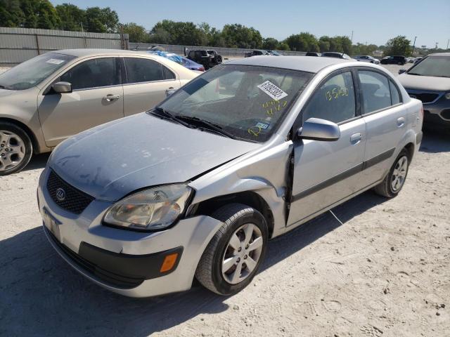 KNADE223896484447 - 2009 KIA RIO BASE SILVER photo 2