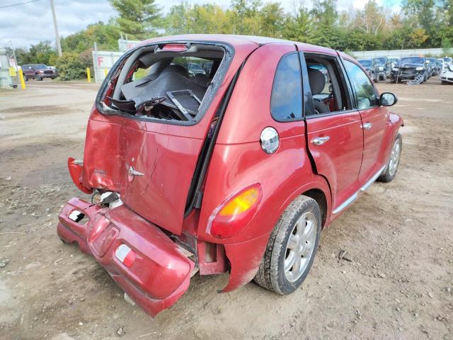 3C4FY58B83T644200 - 2003 CHRYSLER PT CRUISER RED photo 4