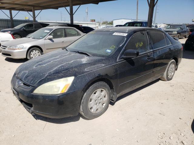 1HGCM55314A072442 - 2004 HONDA ACCORD LX BLACK photo 1