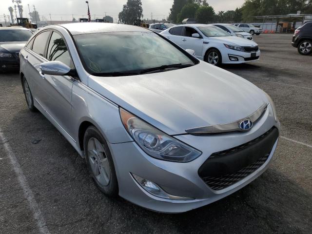 KMHEC4A49CA034356 - 2012 HYUNDAI SONATA HYB SILVER photo 1