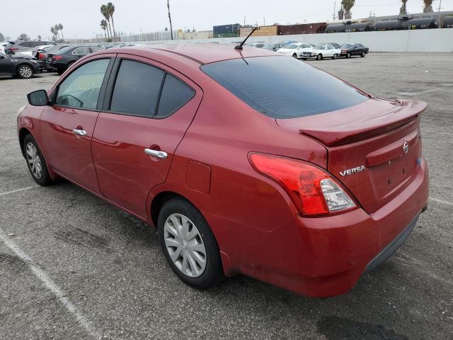 3N1CN7AP4FL811446 - 2015 NISSAN VERSA S RED photo 3