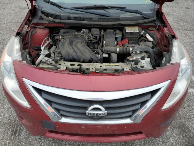 3N1CN7AP4FL811446 - 2015 NISSAN VERSA S RED photo 7