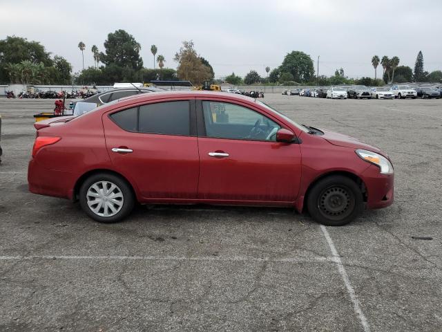 3N1CN7AP4FL811446 - 2015 NISSAN VERSA S RED photo 9