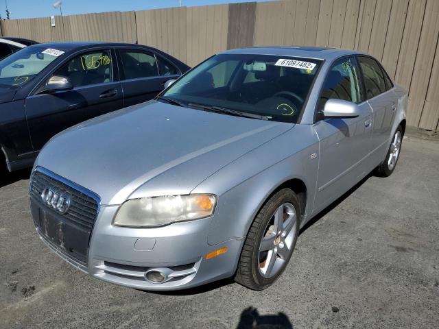 WAUDG68E45A448322 - 2005 AUDI A4 3.2 QUA SILVER photo 2