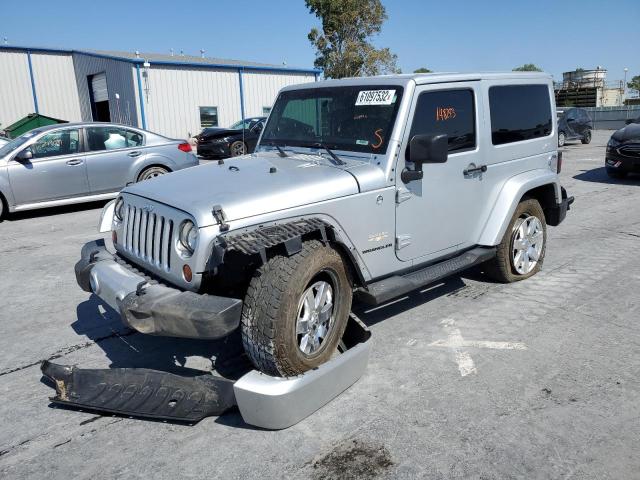 1C4GJWBG6CL211277 - 2012 JEEP WRANGLER S SILVER photo 2
