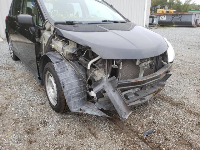 3N1BC13E79L475922 - 2009 NISSAN VERSA S BLACK photo 9