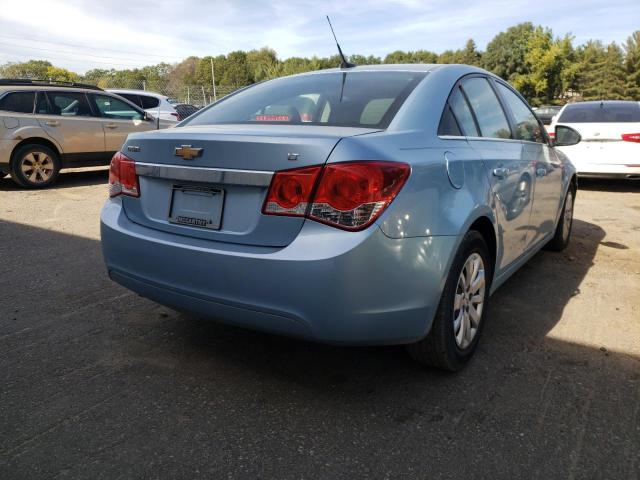 1G1PF5S92B7231295 - 2011 CHEVROLET CRUZE BLUE photo 4