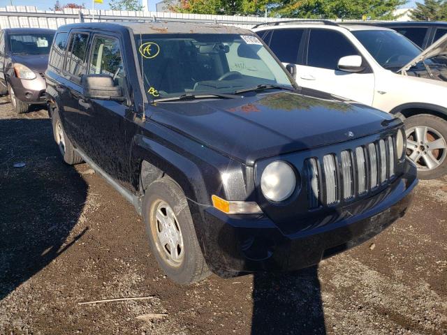 1J8FT28038D551117 - 2008 JEEP PATRIOT SP BLACK photo 1