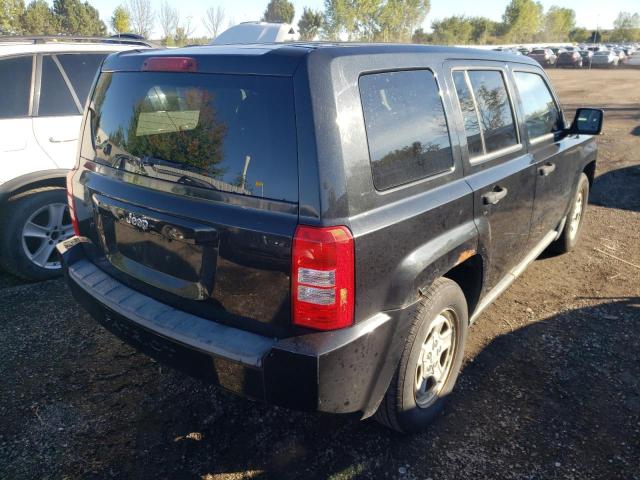 1J8FT28038D551117 - 2008 JEEP PATRIOT SP BLACK photo 4