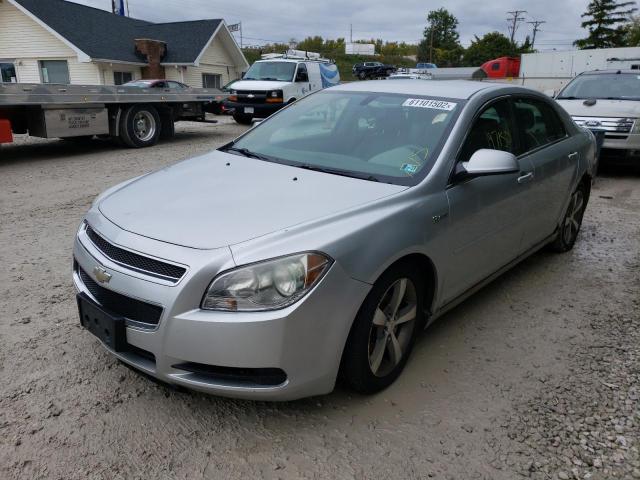 1G1ZF57549F167632 - 2009 CHEVROLET MALIBU HYB SILVER photo 2