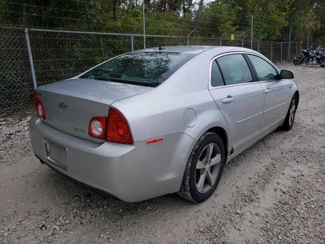 1G1ZF57549F167632 - 2009 CHEVROLET MALIBU HYB SILVER photo 4