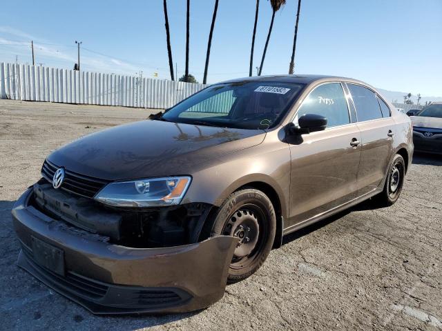 3VW2K7AJ2DM270866 - 2013 VOLKSWAGEN JETTA BASE 棕色 照片 2