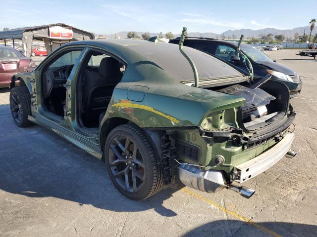 2C3CDXHG3MH561665 - 2021 DODGE CHARGER GT GREEN photo 3