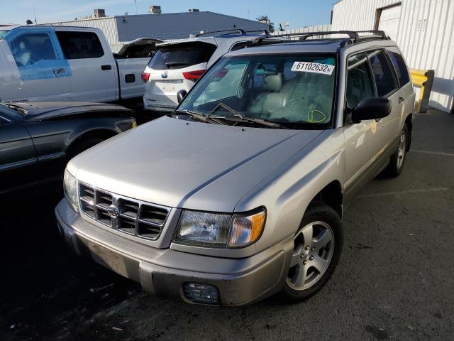 JF1SF6550XH727543 - 1999 SUBARU FORESTER S SILVER photo 2