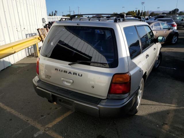 JF1SF6550XH727543 - 1999 SUBARU FORESTER S SILVER photo 4