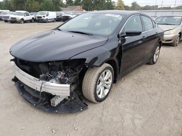 1C3CCCAB7GN124595 - 2016 CHRYSLER 200 LIMITE BLACK photo 2