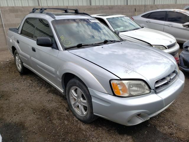 4S4BT62C666103645 - 2006 SUBARU BAJA SPORT SILVER photo 1