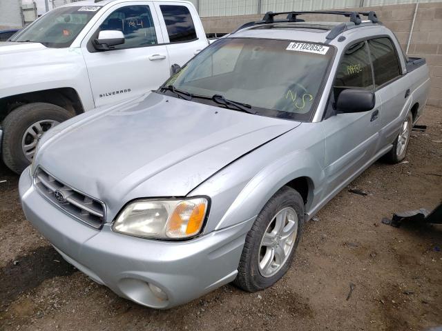 4S4BT62C666103645 - 2006 SUBARU BAJA SPORT SILVER photo 2