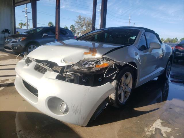 4A3AL25F47E002512 - 2007 MITSUBISHI ECLIPSE SP SILVER photo 2