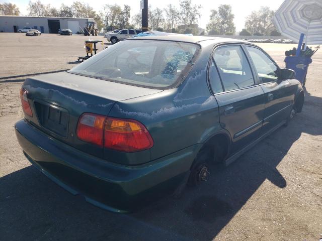 2HGEJ6610XH584168 - 1999 HONDA CIVIC BASE 绿色 照片 4