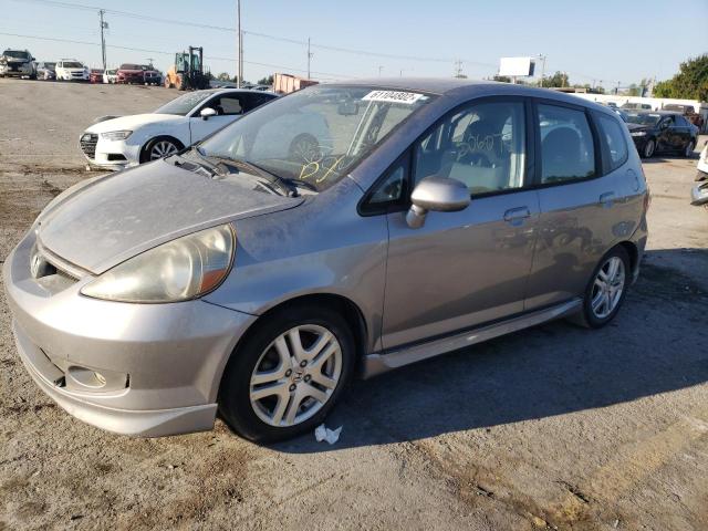 JHMGD38667S054929 - 2007 HONDA FIT S SILVER photo 9