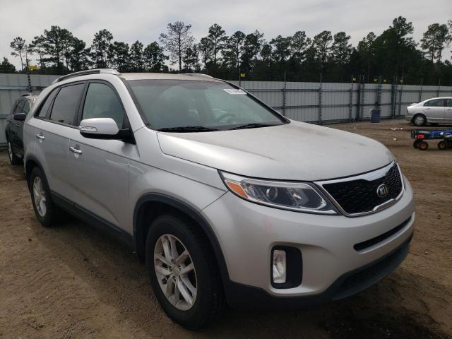 5XYKT4A78EG521410 - 2014 KIA SORENTO LX SILVER photo 1