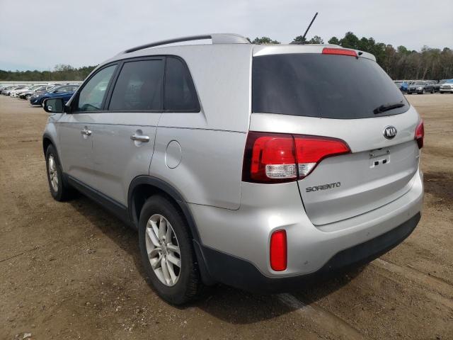 5XYKT4A78EG521410 - 2014 KIA SORENTO LX SILVER photo 3