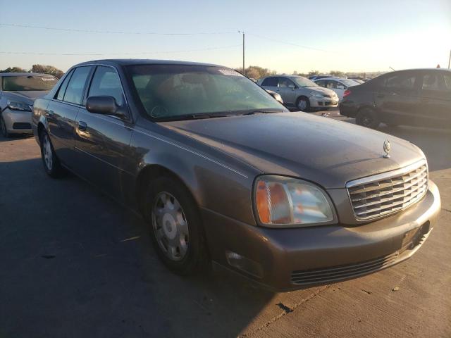 1G6KD54YX2U169693 - 2002 CADILLAC DEVILLE GRAY photo 1