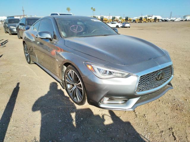 JN1EV7KK3MM410131 - 2021 INFINITI Q60 LUXE GRAY photo 1