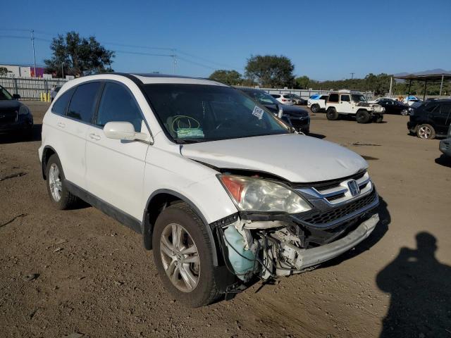 5J6RE3H72AL031854 - 2010 HONDA CR-V EXL WHITE photo 1