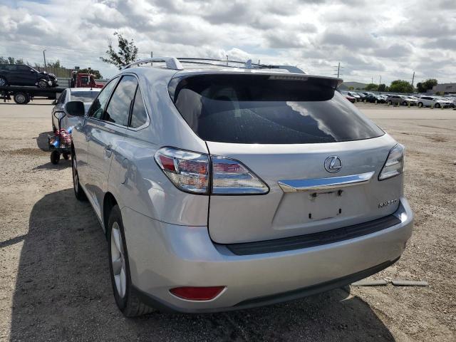 2T2ZK1BA2BC051503 - 2011 LEXUS RX 350 SILVER photo 3