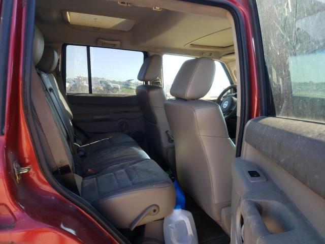 1J8HH48N56C211049 - 2006 JEEP COMMANDER 红色 照片 6