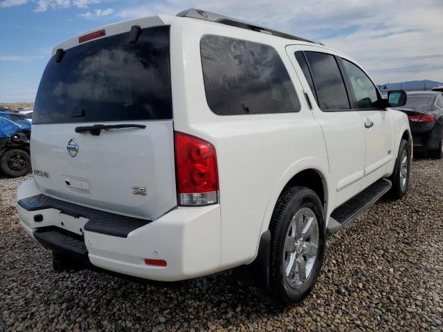 5N1AA08C08N632619 - 2008 NISSAN ARMADA SE WHITE photo 4