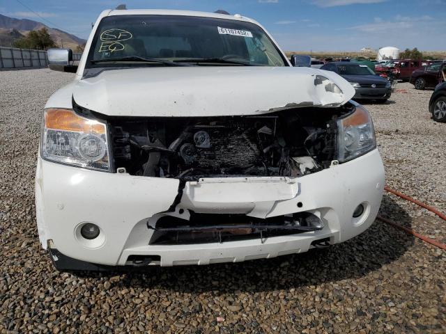 5N1AA08C08N632619 - 2008 NISSAN ARMADA SE WHITE photo 9