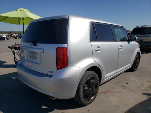 JTLKE50E791078001 - 2009 TOYOTA SCION XB SILVER photo 4