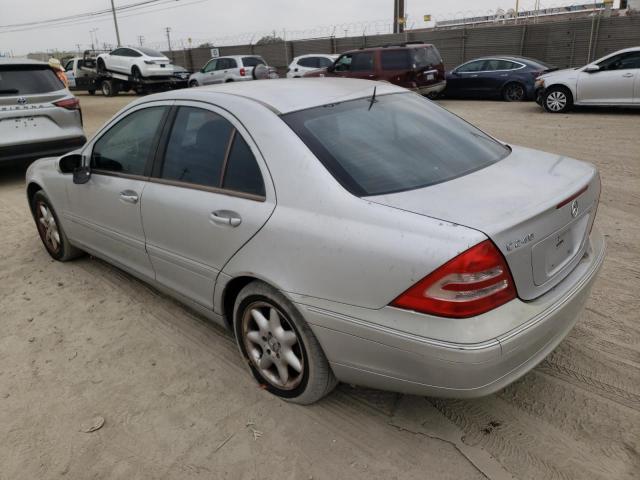 WDBRF61J22F248197 - 2002 MERCEDES-BENZ C 240 GRAY photo 3