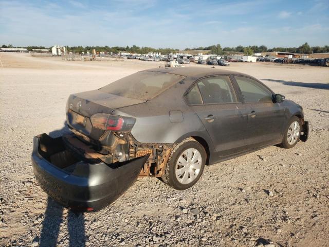 3VW1K7AJ0CM332291 - 2012 VOLKSWAGEN JETTA BASE 灰色 照片 4