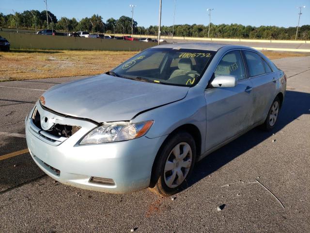 JTNBE46KX73107149 - 2007 TOYOTA CAMRY CE BLUE photo 2